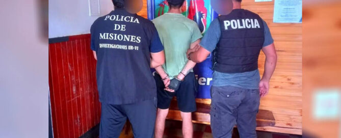 SAN JAVIER: Detuvieron a “Chano”, acusado de robo y vinculado a otros hechos en la zona