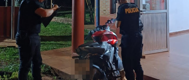 EL SOBERBIO: La Policía secuestró una moto adulterada tras un control