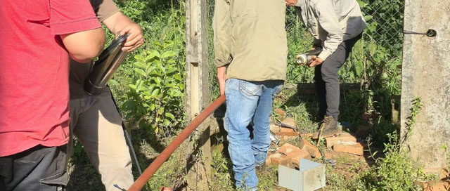 COLONIA MARÍA MAGDALENA: Reemplazo de bomba de agua en el Barrio 800