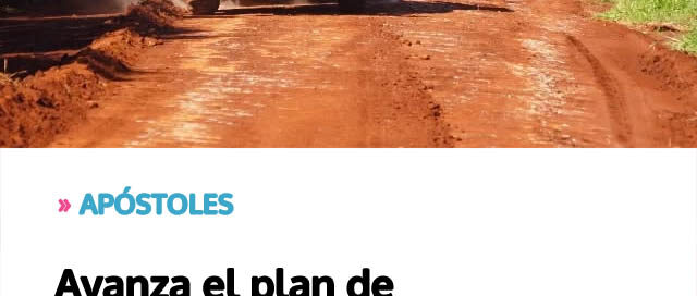 Avanza el plan de mantenimiento vial con trabajos intensivos en caminos rurales