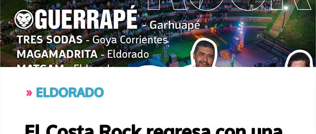 El Costa Rock regresa con una noche de música en vivo frente al río