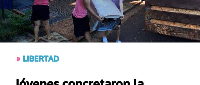 LIBERTAD: Jóvenes concretaron la primera mudanza estudiantil con destino a Corrientes