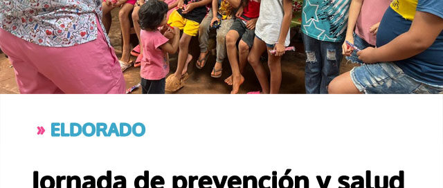 Jornada de prevención y salud bucal para niños en el barrio San Cayetano
