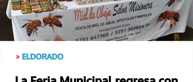 La Feria Municipal regresa con productos frescos y artesanías para toda la comunidad