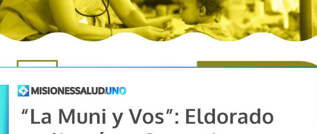 “La Muni y Vos”: Eldorado realizará un Operativo de Salud en el Km 8 con servicios gratuitos