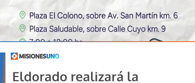 Eldorado realizará la Primera Jornada Provincial de Reciclaje Electrónico con puntos de recolección en la ciudad