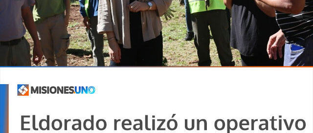Eldorado realizó un operativo ambiental integral en el barrio Gurtner