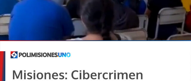 Misiones: Cibercrimen refuerza la prevención en escuelas con charlas sobre redes y nuevas amenazas digitales